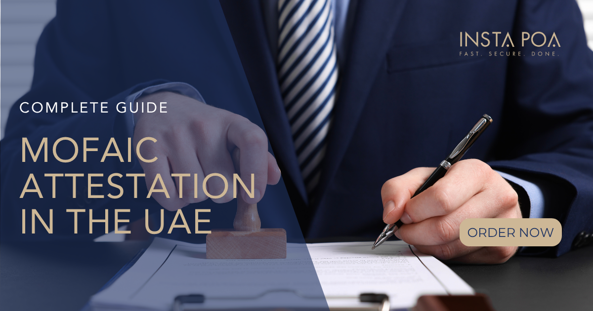 MOFAIC Attestation in the UAE