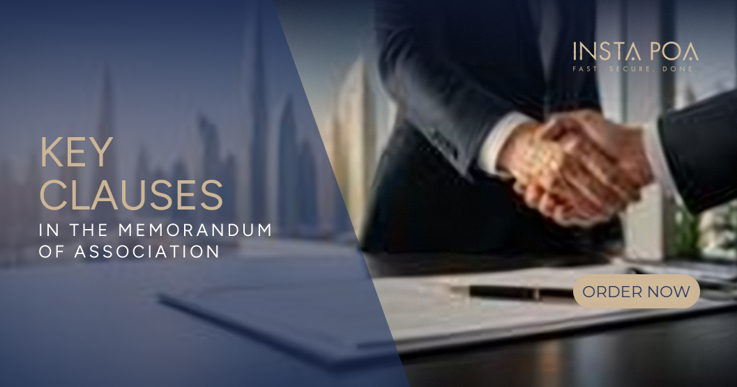 memorandum of association clauses UAE
